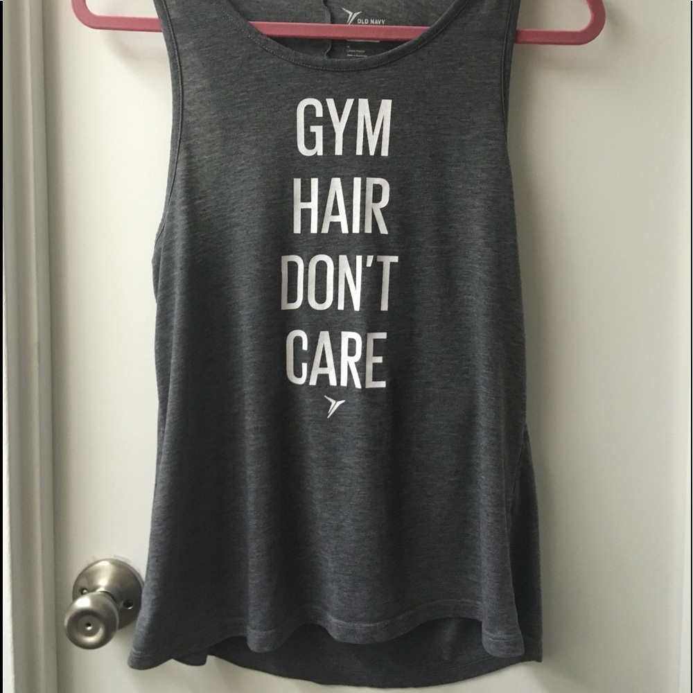 Old Navy Active Gym gray Tank top size Medium